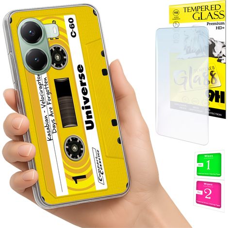 Funda para Xiaomi Poco X7 Pro 5G con cubierta trasera para fotos y cristal 9H. (1/5)