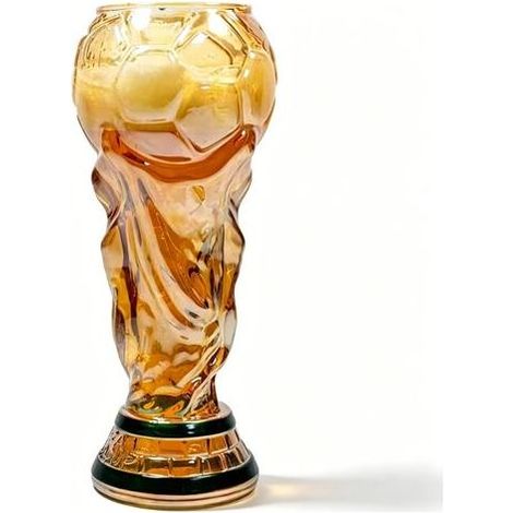 Verre à bière Coupe du Monde 2026 – Capacité 500 ml – Design emblématique du trophée – Verre de qualité supérieure (1/5)