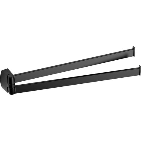COLOMBO DESIGN Trenta portasalviette doppio a snodo nero opaco codice prod: B30120NM (1/2)