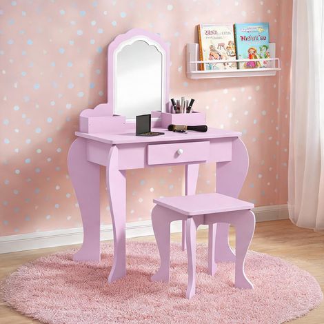 Lit enfant coloris rose en mDF Acrilico 55 x 36 x 86 cm (1/5)
