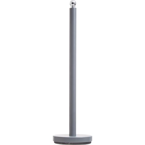 Interiors by Premier Elegant Design Grey Toilet Roll Holder, Stable Toilet Holder, Sturdy Toilet Roll Holder With Grey Base (1/3)
