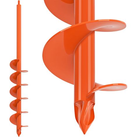 Garden Auger for Wicks, 81 x 10 cm Manual Planting Tool for Digging Holes for Soil Bulbs Tree Spiral for Making Quick Hole Planting Flowers Shrubs, Suitable for Hexagon 10 mm (1/5)