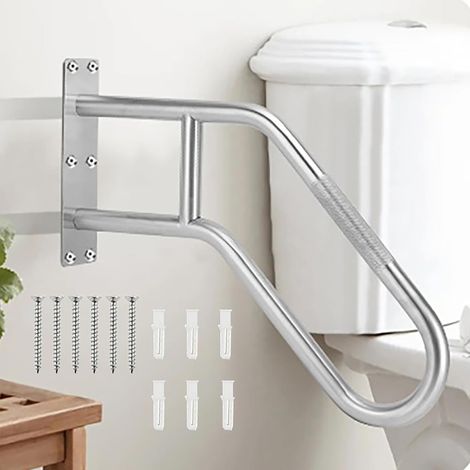 Main Courante Pour Escalier,60cm En Acier Inoxydable En Forme De u,1 à 4,Antidérapante,Pour Les Garages,Les Toilettes,Les Balcons,à l'Intérieur Et à l'Extérieur(Tube De 3,2 Cm) (1/5)