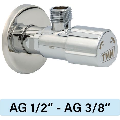 Eckventil Tucai TMM C850 Premium AG/AG  1/2"-3/8" verchromt