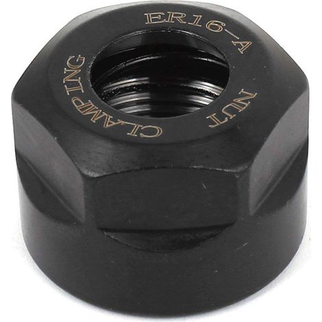 Vis de serrage ER 16 A CNC Mandrin de serrage Écrous hexagonaux (ER16A (M22 x 1,5) (1/2)