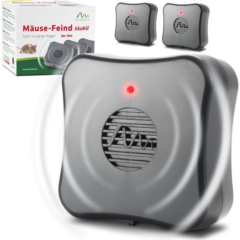 Répulsif Anti-Souris & Rats à Ultrasons Lot de 3 (1/5)