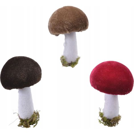 Figurine pour décoration champignon 8 cm