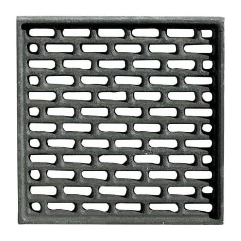 Cast Iron Air Vent Grille for Fireplaces, Wood Stoves and Fireplaces 200 x 200 mm (1/2)
