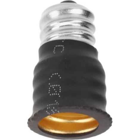 Adaptateur Ampoule E12 Vers E14 - En Polycarbonate Et Cuivre - Pour Garage Chambre Salon Cuisine Couloir - Lot De 6 (1/4)