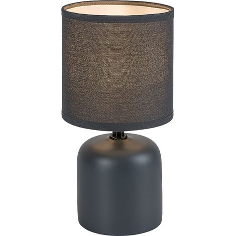 Lampe de table Daphni Rabalux en céramique bleue, E14 40 W, style minimaliste (1/5)