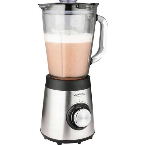 [GEBRAUCHT] B-Ware MICHELINO Standmixer Mixer 1,5l 500W Edelstahl Glasbehälter Ice-Crushfunktion (1/2)