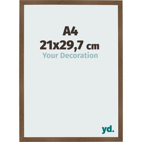 yd. - Cadre photo A4 21x29.7 - Chene Rustique - MDF - Bologna