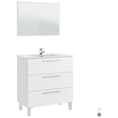 Armoire de salle de bain athena/albert 3 tiroirs (à assembler) (1/3)