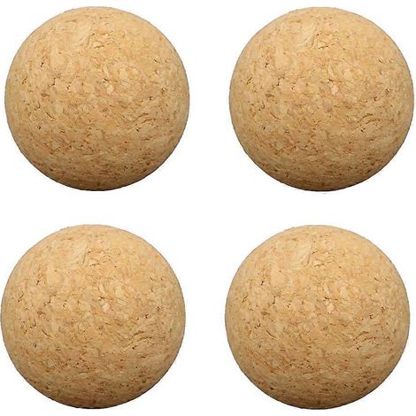 Lot de 4 bouchons de liège pour bouteilles, couvercles de fermeture hermétiques pour la maison (couleur bois)-3.6X3.6X3.6CM (1/3)