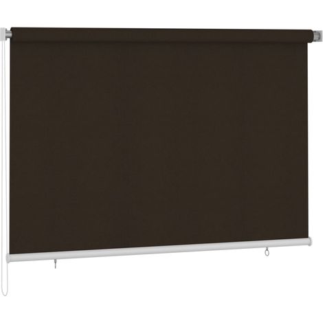 Persiana enrollable de exterior 220x140 cm marrón (1/5)