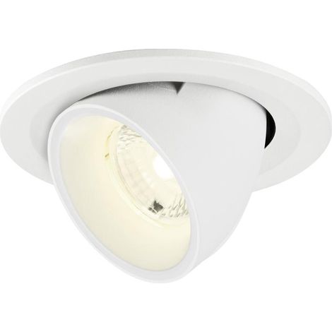 Spot encastré NUMINOS® GIMBLE S intérieur 4000 K 40° IP20 rond blanc - SLV - 1009428