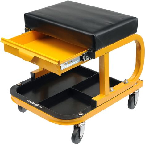 Taburete de taller Vorel con cajón (1/2)