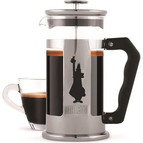 Bialetti 0003160 cafetière manuelle de French press set 0,35 L Black, Stainless steel (1/10)