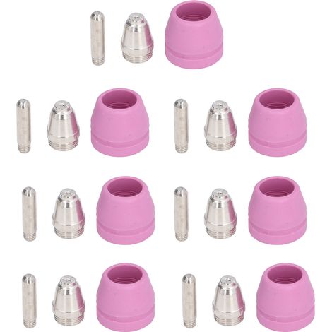 Set mit 21 Verbrauchsmaterialien für Plasmabrenner: Elektrode, Düse, Düse für SG-55, AG-60, WSD-60 (1/5)