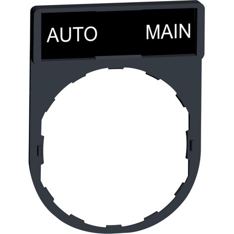 porte étiquette - standard - 30 x 40 - etiquette 8 x 27 - auto-main - schneider zby2164 (1/3)