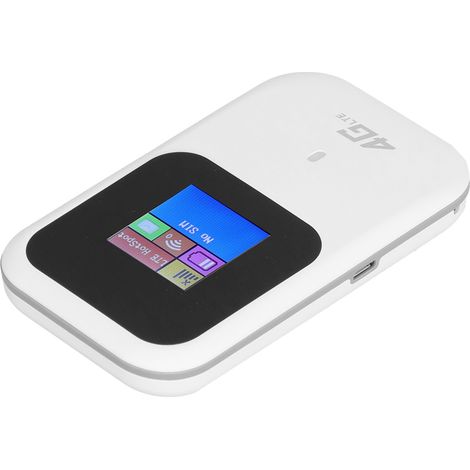Point d'accès mobile sans fil Mini routeur WiFi 4G LTE 2,4 GHz et 5 GHz pratique de 150 Mbps avec écran LCD