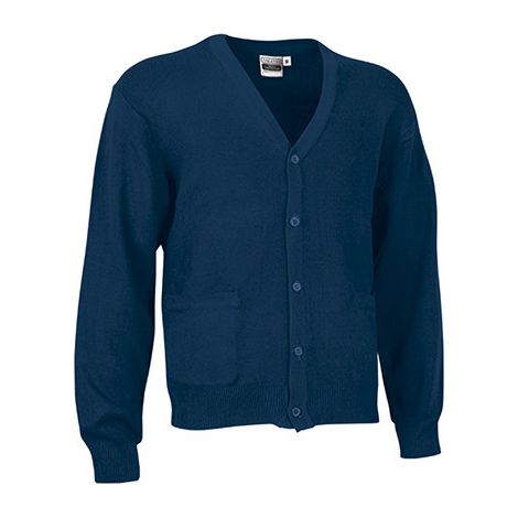 Chaqueta en tejido de punto con botones Cardigan S Azul Marino