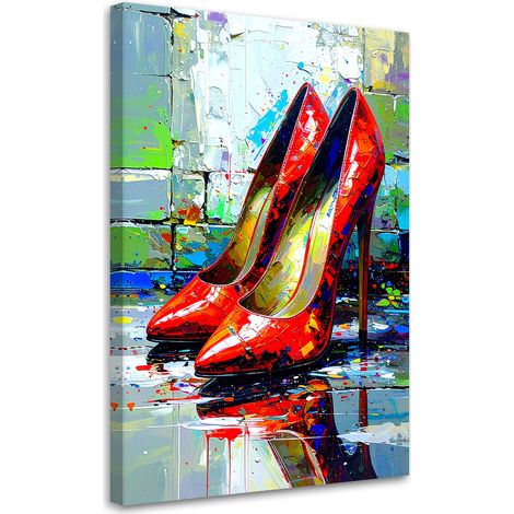 Wandbild Rote High Heels 60x90 cm (1/5)