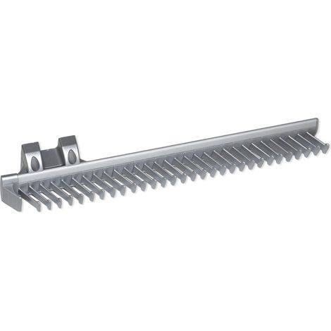 Porte-Cravates latéral extractible pour Armoire, Aluminium et Plastique, Anodisé Mat (1/5)