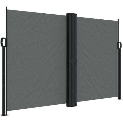 Maison Exclusive - Seitenmarkise Ausziehbar Anthrazit 160x600 cm