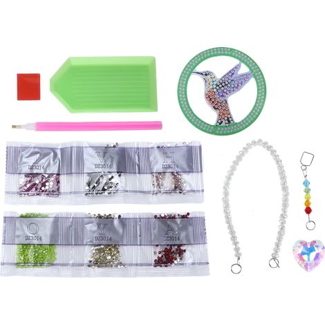 Strassanhänger, Vollbohrer, spezielle Vogelform, DIY-Malerei, Auto-Ornament-Zubehör (1/5)