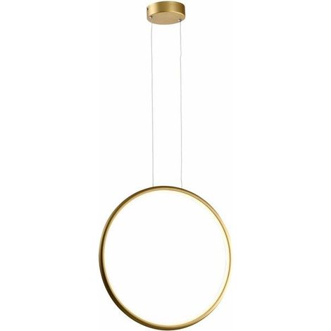 Suspension anneau vertical doré Ø43 LED 24W Ragi Reality