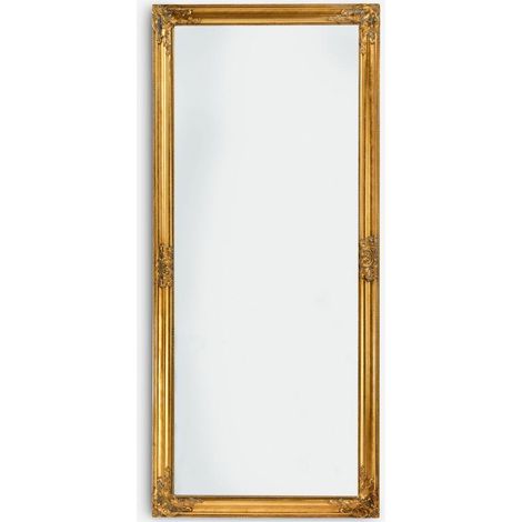 Orion91® - baroque style mirror, 72x162 cm, gold color, mdf material, full-length, wall or floor decorative mirror, fsc certified for eco-friendly use - Unidad (1/5)
