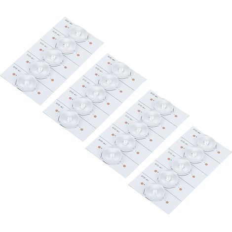 Perles de lampe SMD à usage général, couleur de lumière blanche 6V, avec filtre à lentille optique pour la réparation de téléviseurs LED, 20 pièces (1/5)