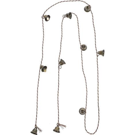 Clochette de cour suspendue, ornement décoratif extérieur, article de fête-100X1X1CM (1/3)