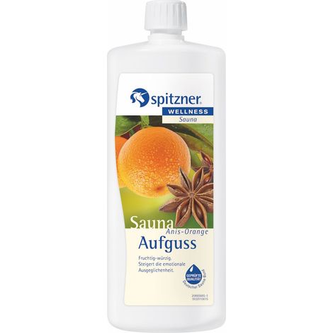 Spitzner Saunaaufguss Anis Orange 1 Liter Wellness Sauna Aufguss 1000 ml (1/5)