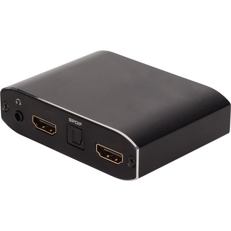 Séparateur Audio HDMI Fibre Optique 4K HDR 60Hz avec CEC et Sortie Audio Optique