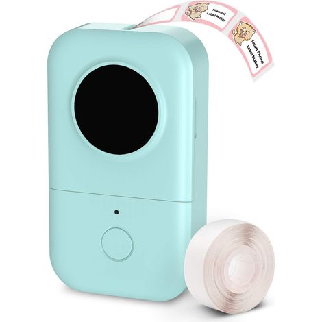 Etikettendrucker, Mini Bluetooth Etikettiergerät Tragbarer beschriftungsgerät selbstklebend Labeldrucker, Handgerät Kabelloser Label Printer Für Zuhause, Büro, Schule (1/5)
