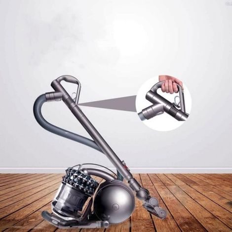 Poignée de remplacement compatible aspirateur Dyson DC19/DC23/DC26/DC29/DC36/DC37 gris/titane (1/4)