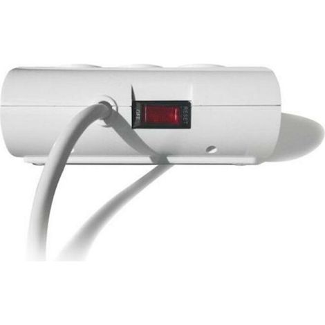 Multiprise 5 Prises avec Interrupteur Ewent EW3932 1,5 m 2 x USB 2,1 A 2500W Blanc (1/4)