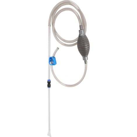 Tuyau de changement d'eau pour aquarium, pompe à siphon, nettoyage du sable, aspiration, type court (1/5)