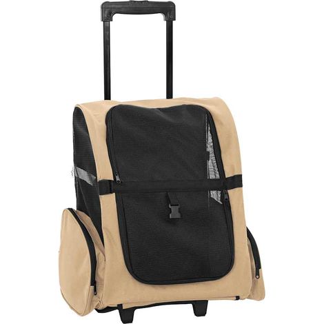 Chariot pour animaux de compagnie 3 en 1 Design Sable 48 x 32 x (57-106) cm Tissu Oxford