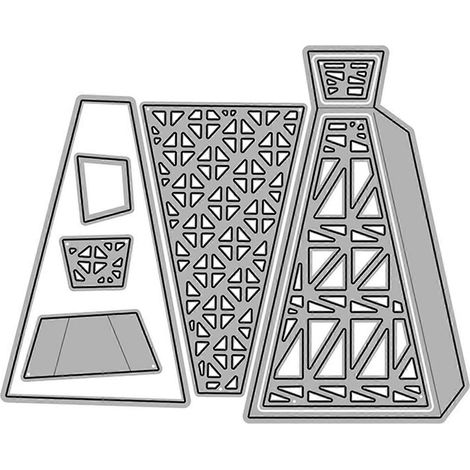 Découpoirs Métal 3D Fleurs pour DIY Scrapbooking et Boîte Organisatrice (1/4)