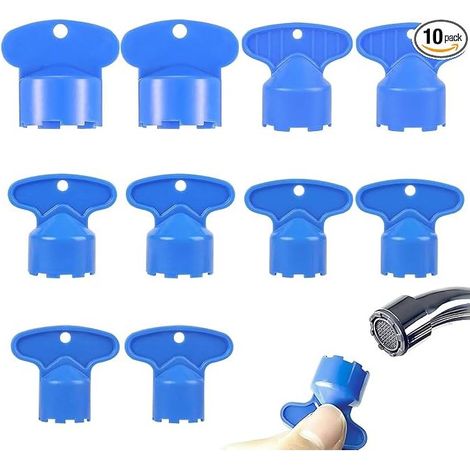 Aérateur Robinet inclus Clé de Démontage Outil pour Remplacement de Salle de Bains et Cuisine filtre à eau robinets Économie d'eau,mousseur robinet (1/5)