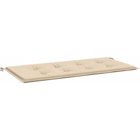 Coussin de banc de jardin,Coussin d'extérieur beige 100x50x4 cm tissu oxford CFW496144 (1/5)