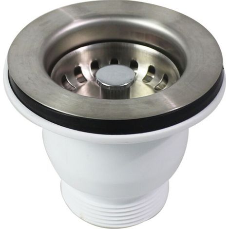 Bonde lavabo Grille Poly , Blanc (1/4)