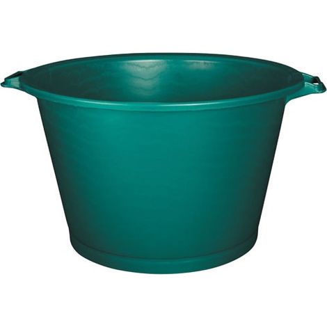 Cubeta redonda de 120 litros D72 H46.5 verde - aluminio y plástico