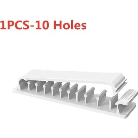 Organisateur de câbles, support de câbles, enrouleur de câble USB flexible, clips en silicone pour souris, clavier et casque. (1/5)