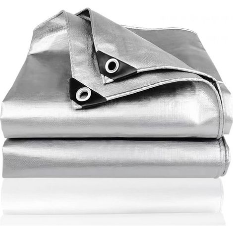 2 3m Bache de Protection, Bache, Bache avec Oeillets, Bache de Protection, Indéchirable Bache Protection, Bache Etanche Convient pour Bois de Chauffage Jardin Voiture (1/5)