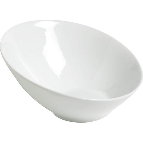 Saladier/Bol à pâtes, Blanc, diamètre 19 cm, hauteur 9,8 cm - 1 pièce (1/4)