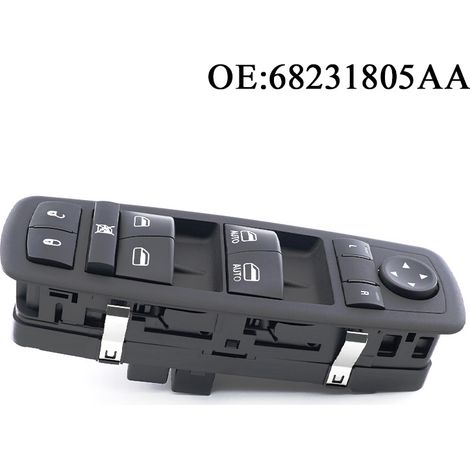 Applicable Interrupteur de fenêtre Master Power de rechange pour Chry-sler 300 2012-2014, Dodge Charger 2013-2014, Dodge Journey 2012-2019, 68139805AA, 68139805AB, 68139805AC, 68139805AD, 1S144259, DW